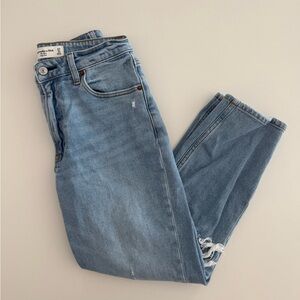 Abercrombie & Fitch Light Blue High Rise Jeans